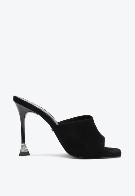 Nattie Suede Sandal Pre Fall 24 5 Black Suede - Schutz Shoes