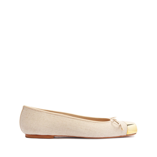 Sae Leather Flat Flats SPRING 24 5 Beige Del Leather - Schutz Shoes