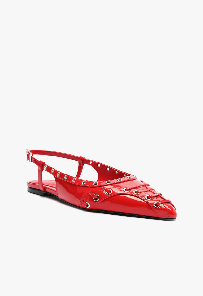 Ruth Patent Leather Flat Flats Pre Fall 24    - Schutz Shoes