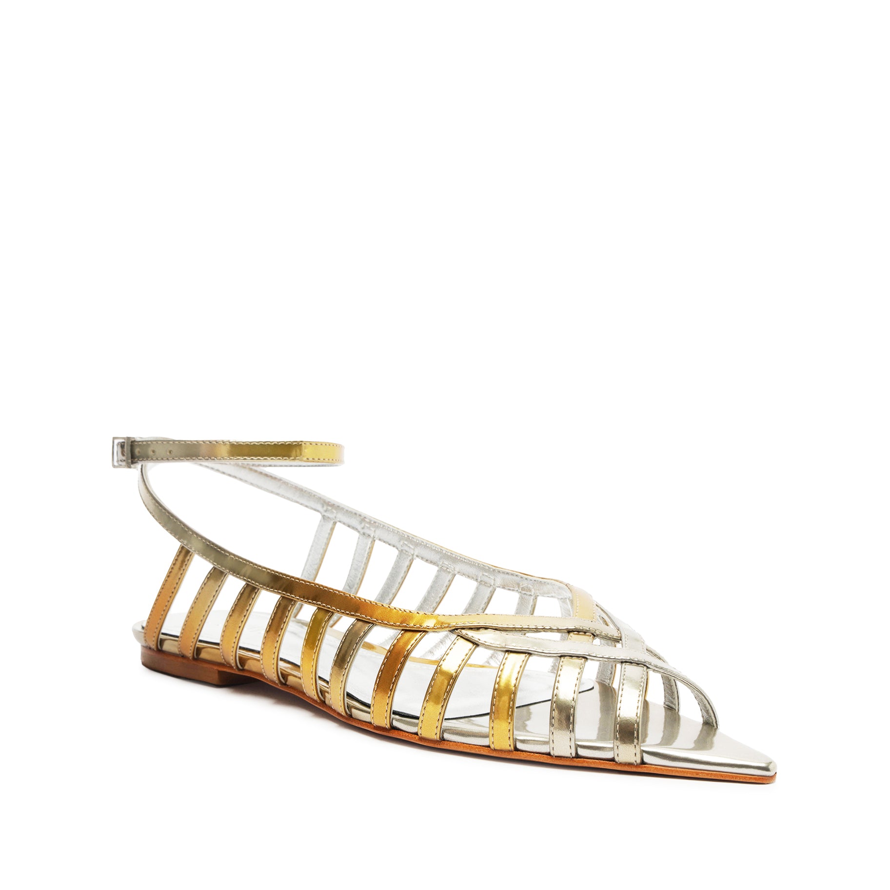 Iris Specchio Leather Flat Flats High Summer 24    - Schutz Shoes