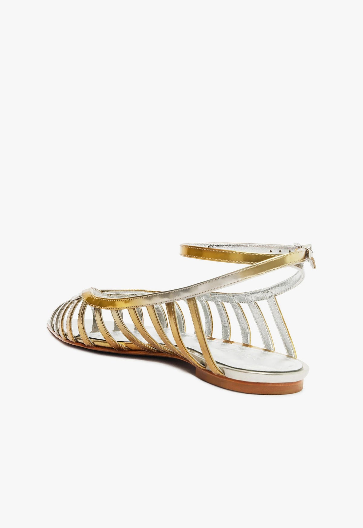 Iris Specchio Leather Flat Flats High Summer 24 - Schutz Shoes