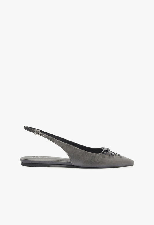 Cady Flat Fall 24 5 Dark Grey Leather - Schutz Shoes