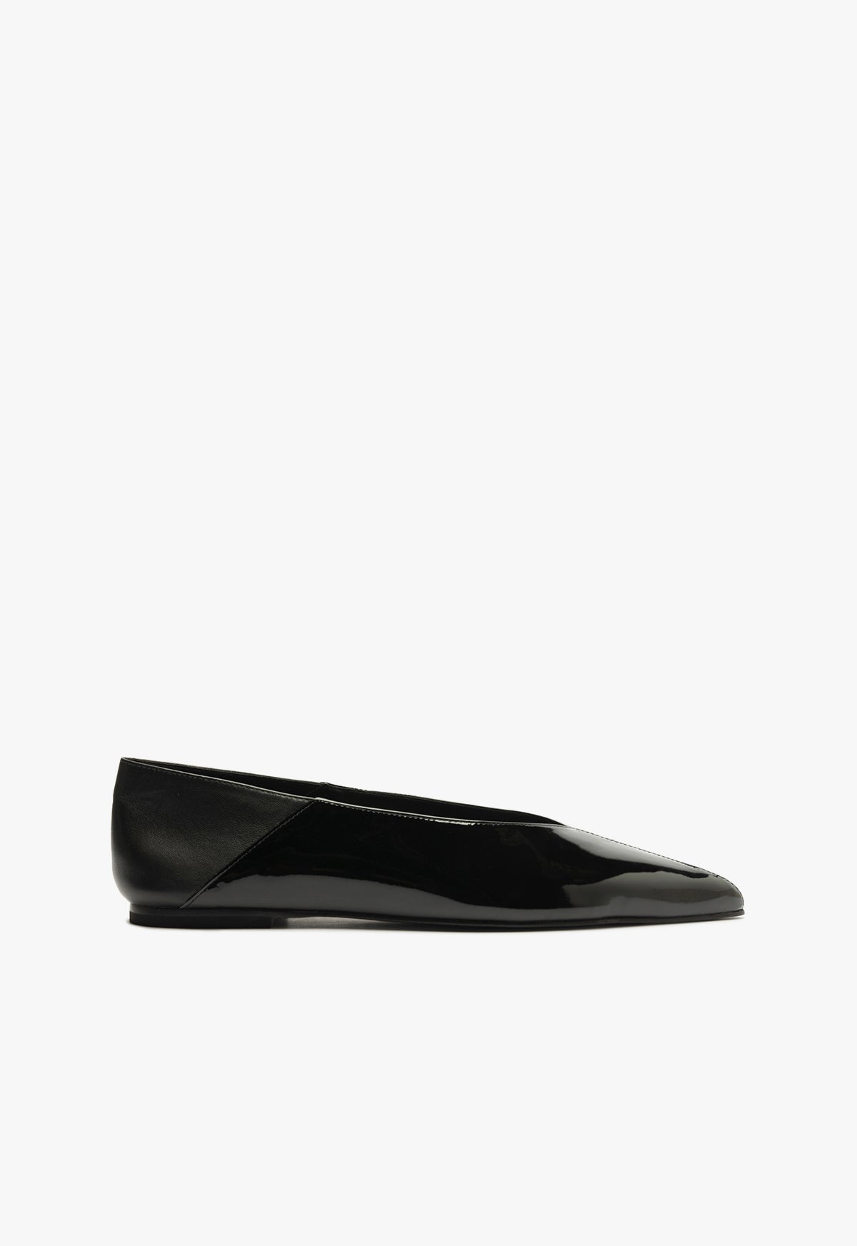 Gemma Ballet Flat Flats Winter 24 5 Black Patent Leather - Schutz Shoes