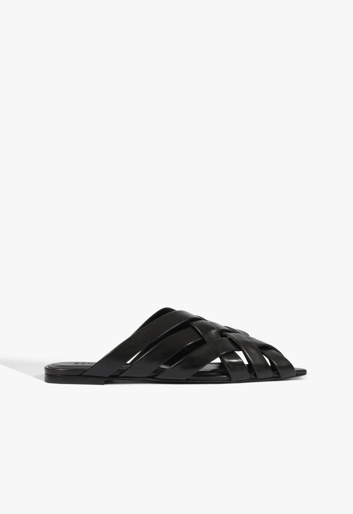 Pietra Leather Flat FALL 25 5 Black Leather - Schutz Shoes