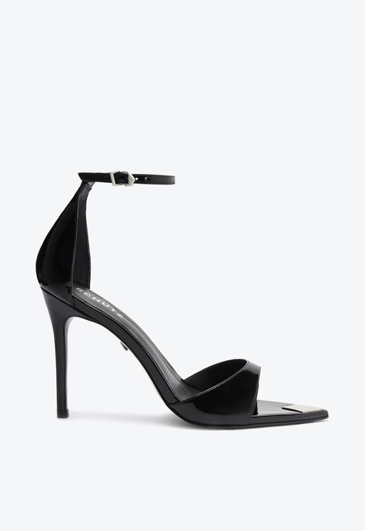 Pamela Patent Leather Sandal Pre Fall 24 5 Black Patent Leather - Schutz Shoes