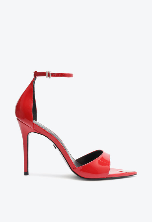 Pamela Patent Leather Sandal Pre Fall 24 5 Red Patent Leather - Schutz Shoes