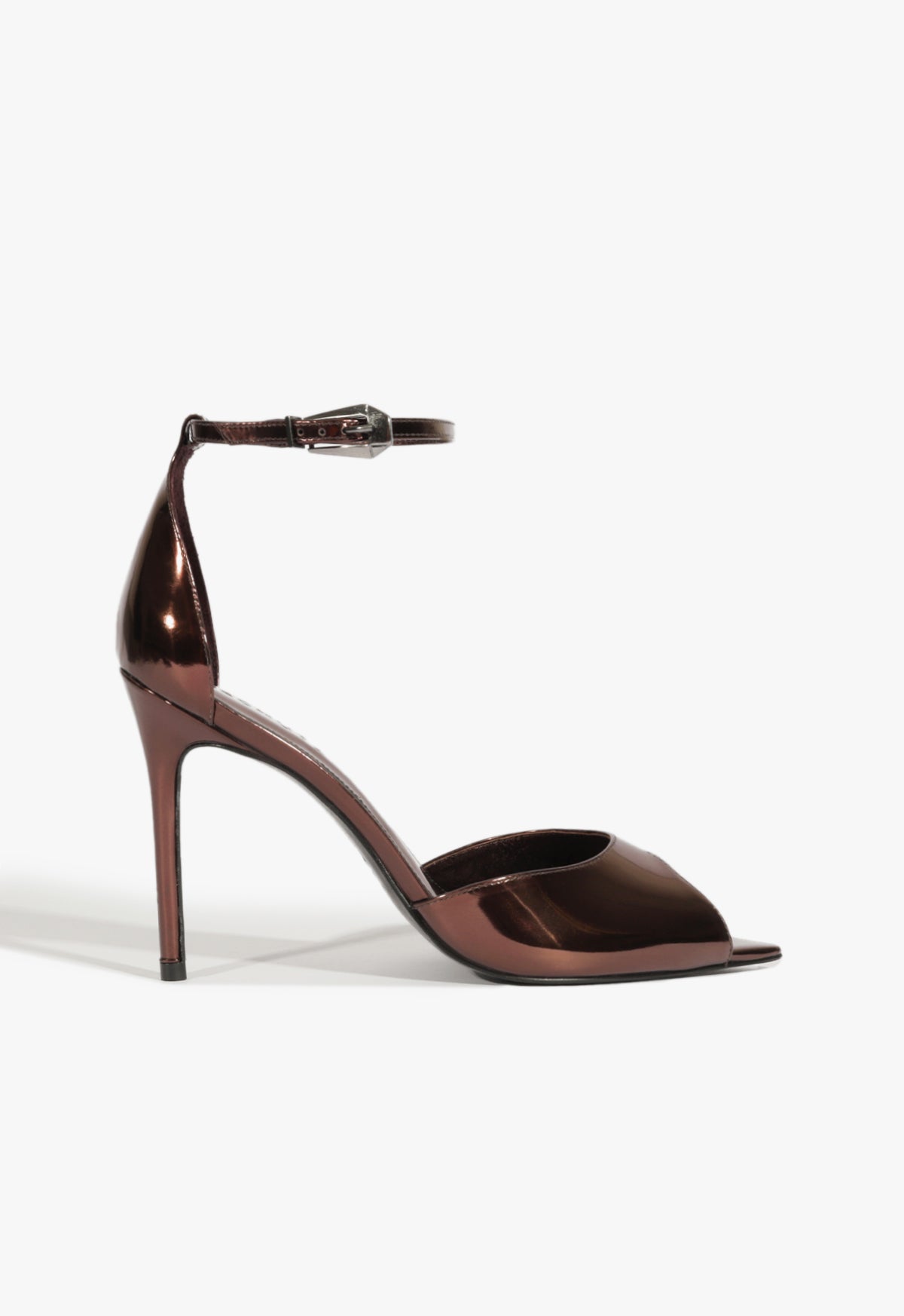 Lena Pump Pumps Winter 24 5 Dark Brown Specchio Leather - Schutz Shoes