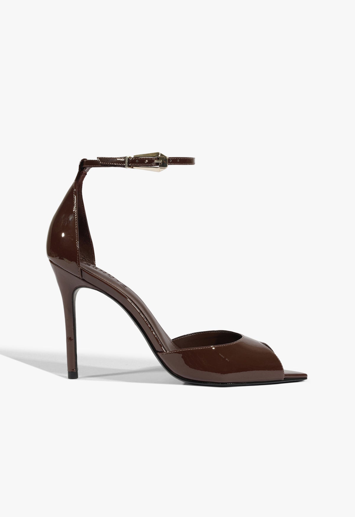 Lena Patent Pump 5 Root Brown Patent - Schutz Shoes