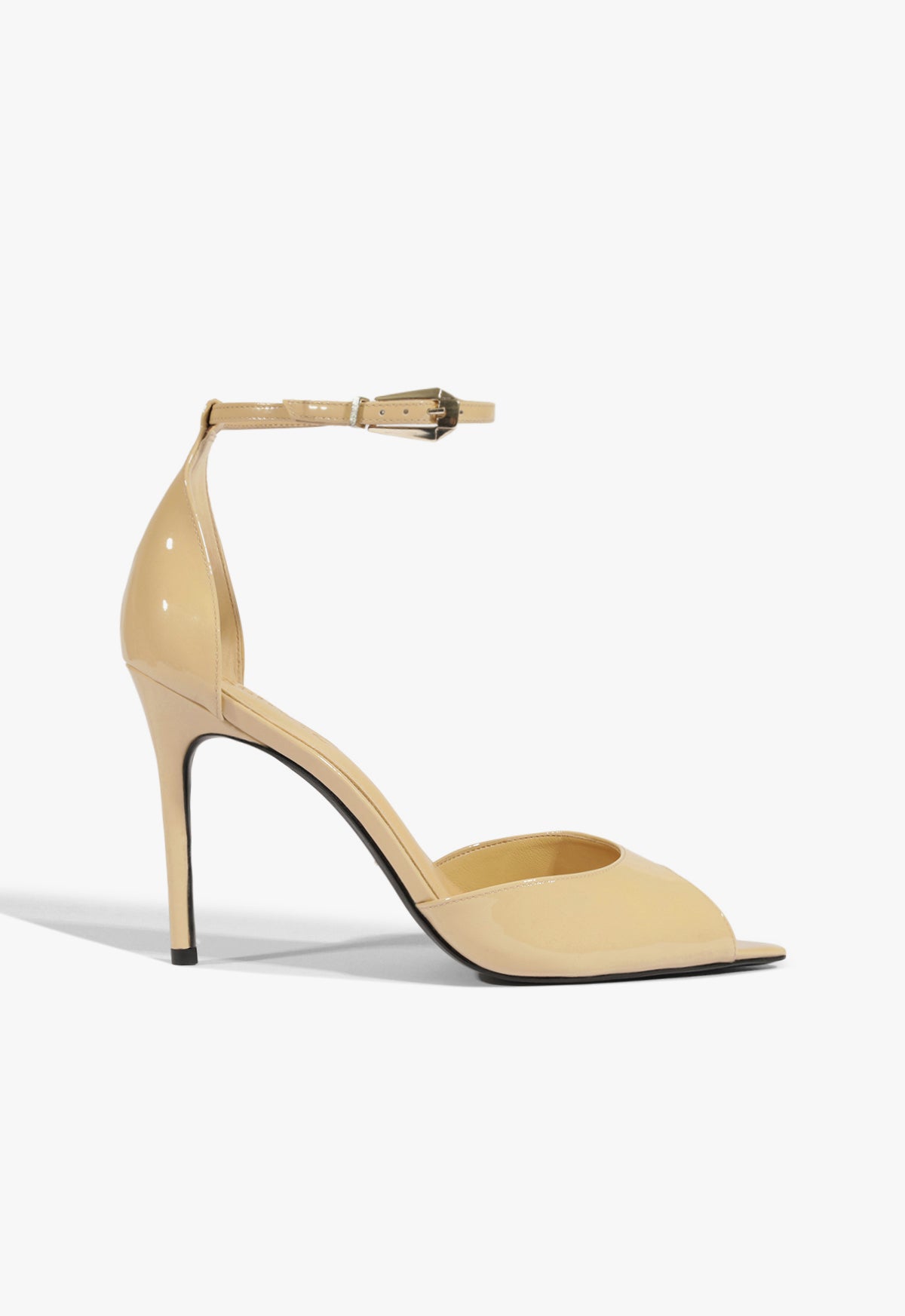Lena Patent Pump FALL 25 5 Buff Beige Patent - Schutz Shoes
