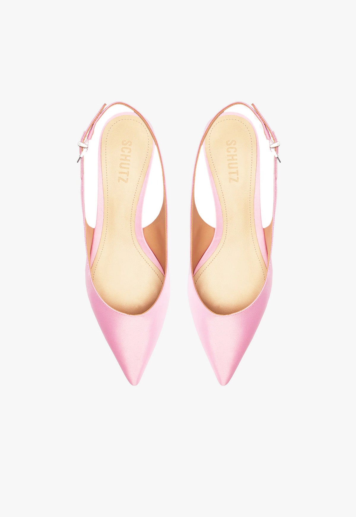 Evan Casual Satin Flat Flats SPRING 24 - Schutz Shoes