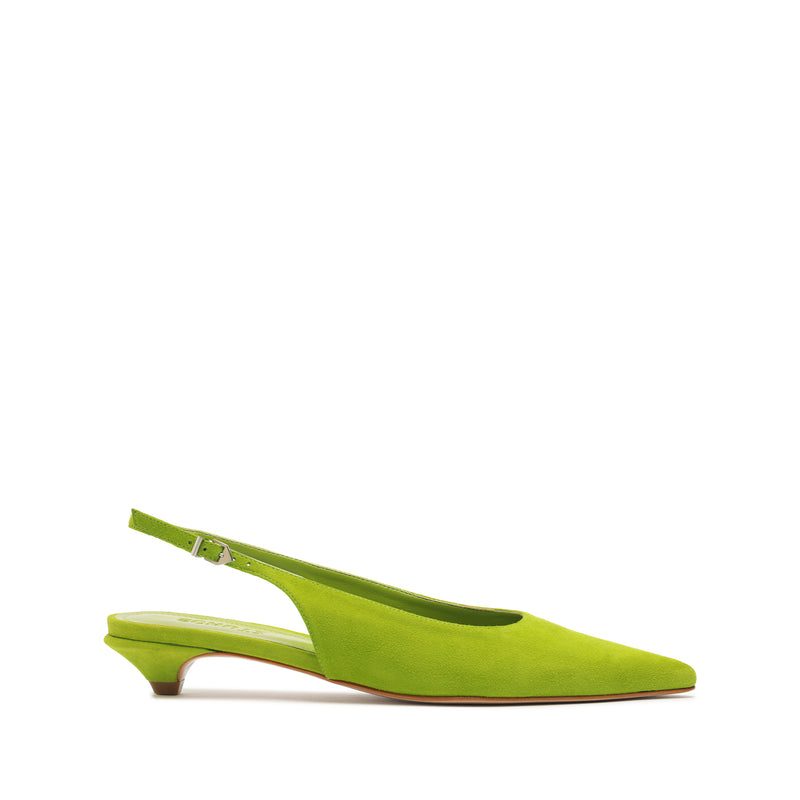 Evan Pump Pumps Fall 24 5 Green Suede - Schutz Shoes