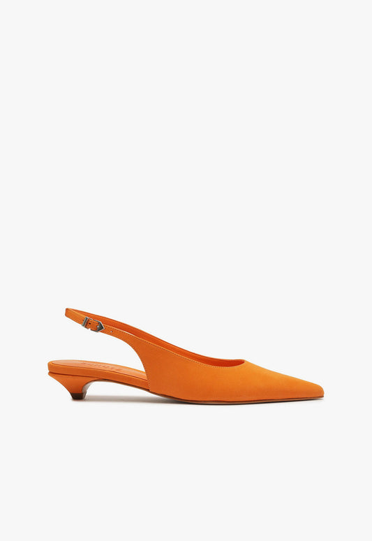 Evan Pump Pumps Fall 24 5 Orange Suede - Schutz Shoes