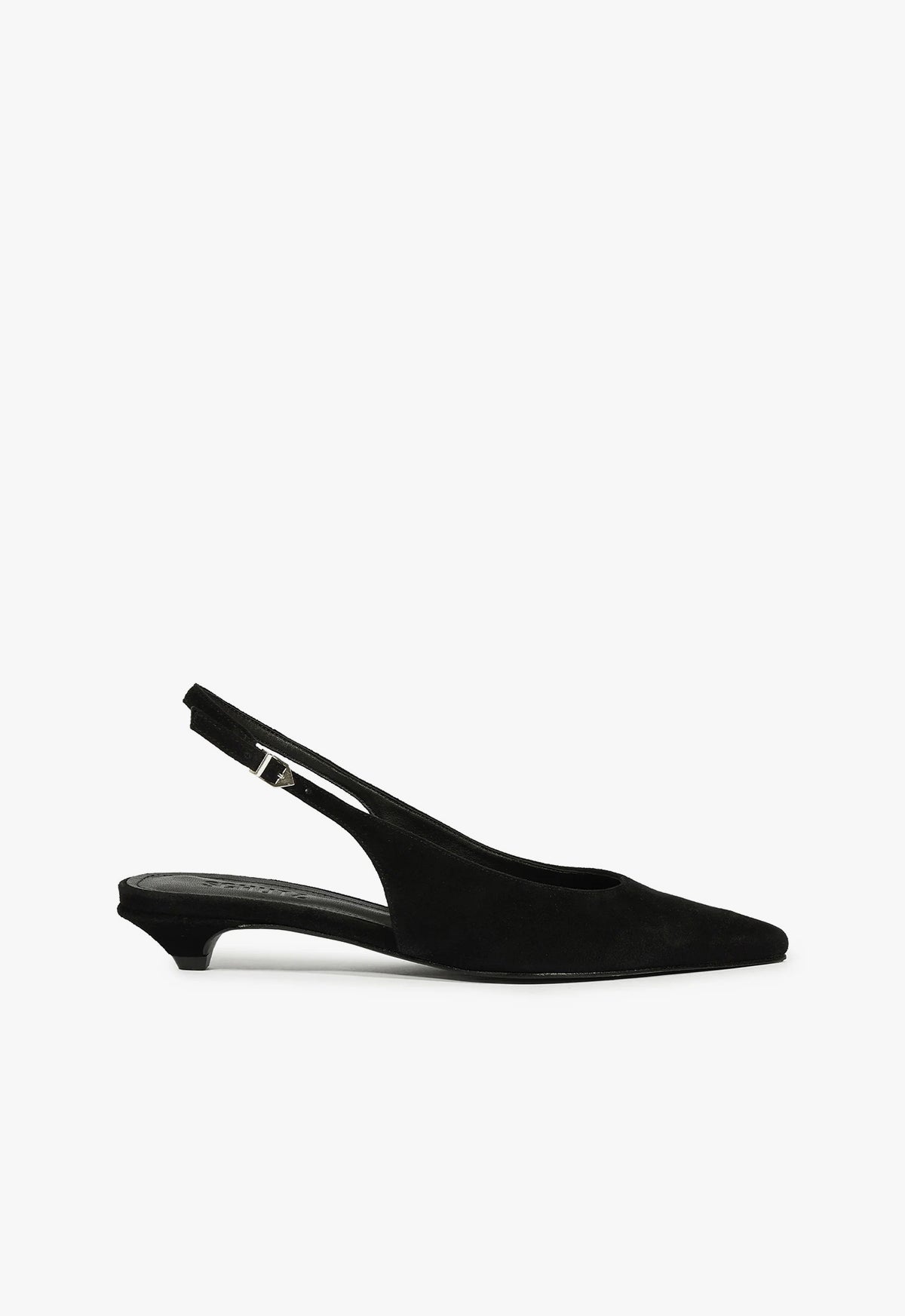 Evan Pump Pumps Fall 24 5 Black Suede - Schutz Shoes