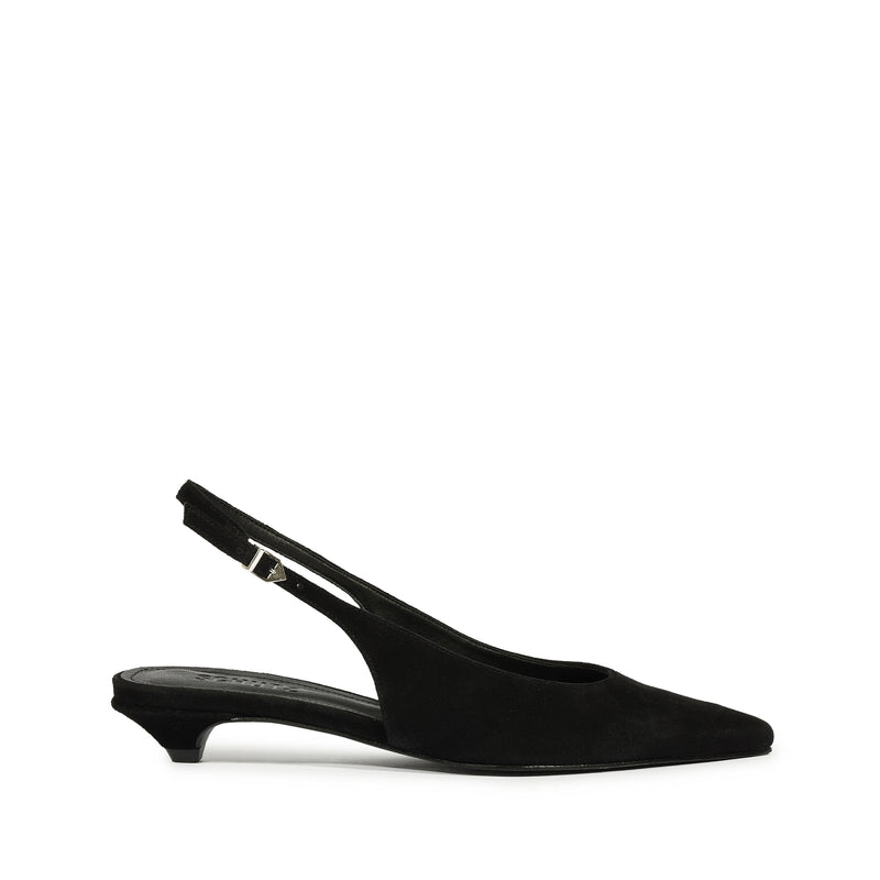 Evan Pump Pumps Fall 24 5 Black Suede - Schutz Shoes