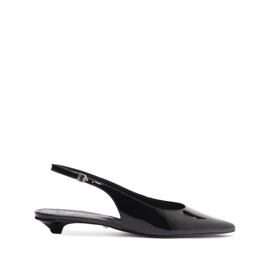 Evan Patent Leather Flat Flats SPRING 24 5 Black Patent Leather - Schutz Shoes