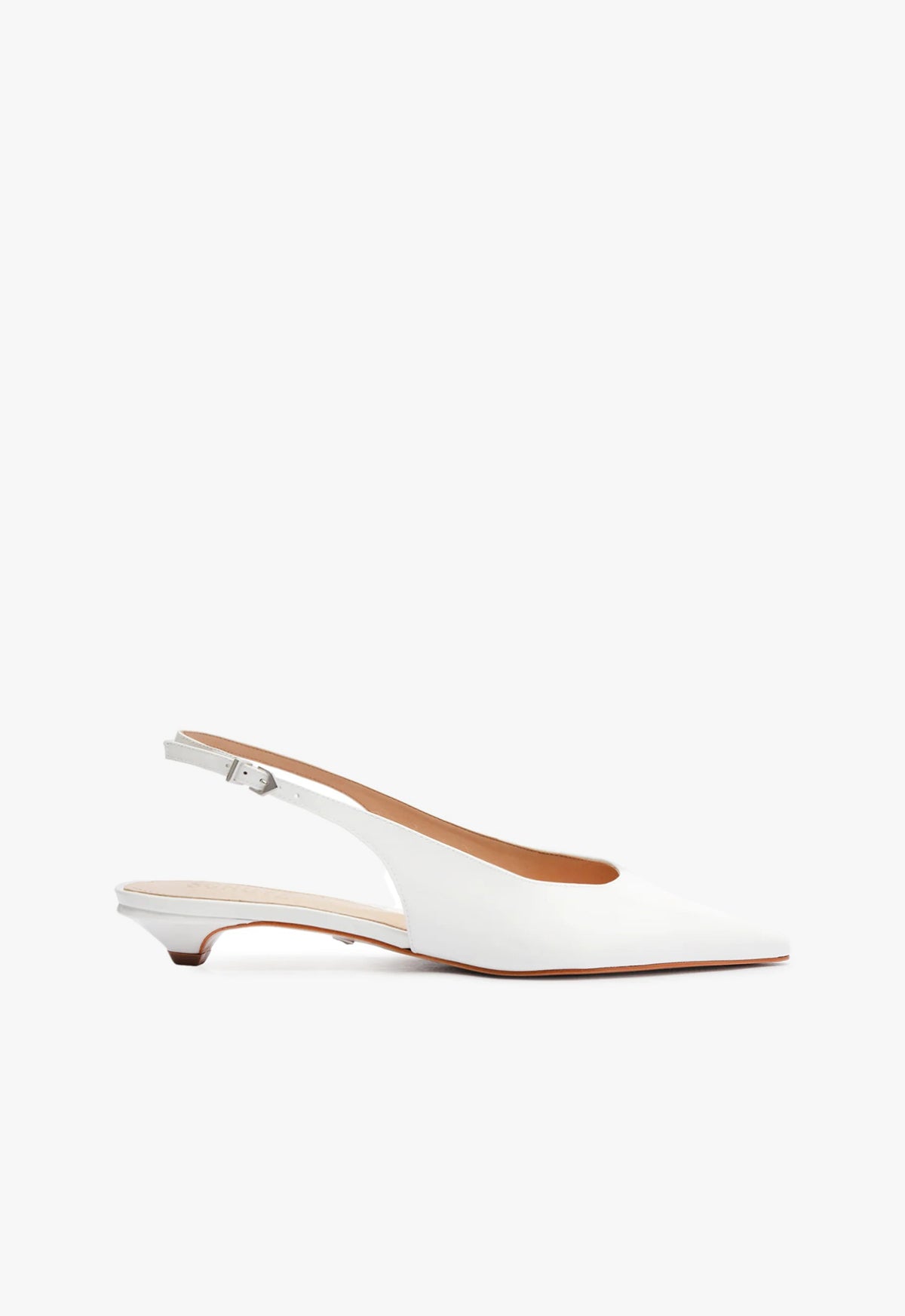 Evan Patent Leather Flat Flats SPRING 24 5 White Patent Leather - Schutz Shoes