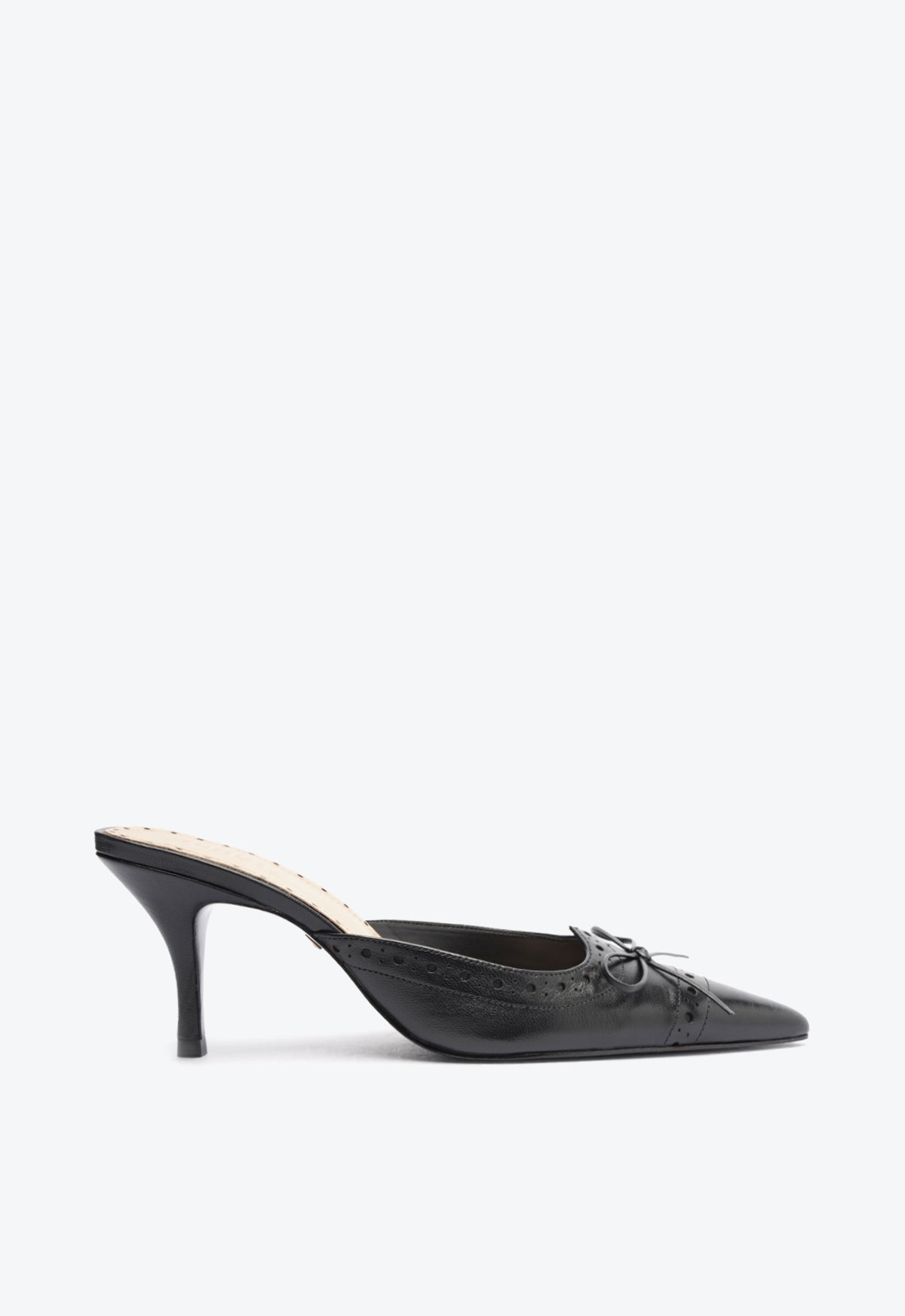 Minny Nappa Leather Pump Pumps SPRING 24 5 Black Nappa Leather - Schutz Shoes