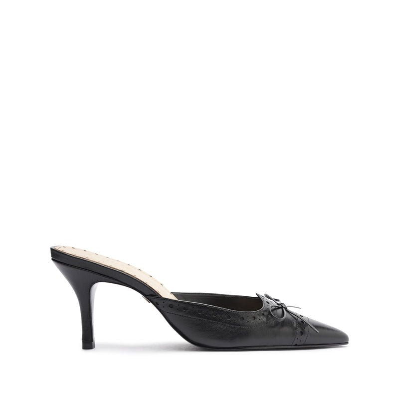 Minny Nappa Leather Pump Pumps SPRING 24 5 Black Nappa Leather - Schutz Shoes