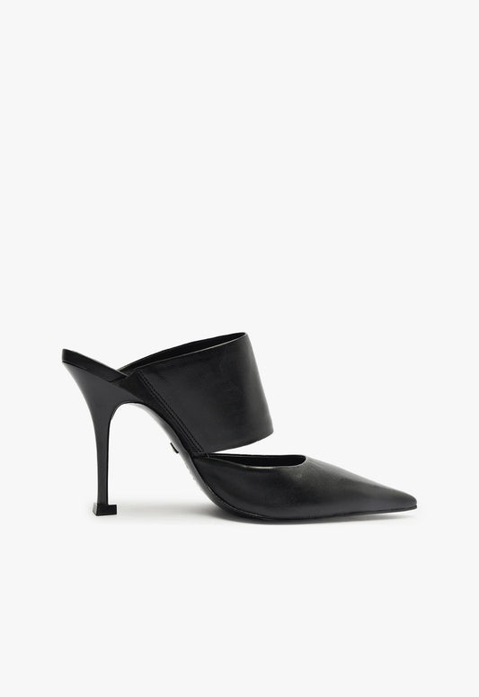 Quereda Leather Pump Pumps Pre Fall 24 5 Black Leather - Schutz Shoes