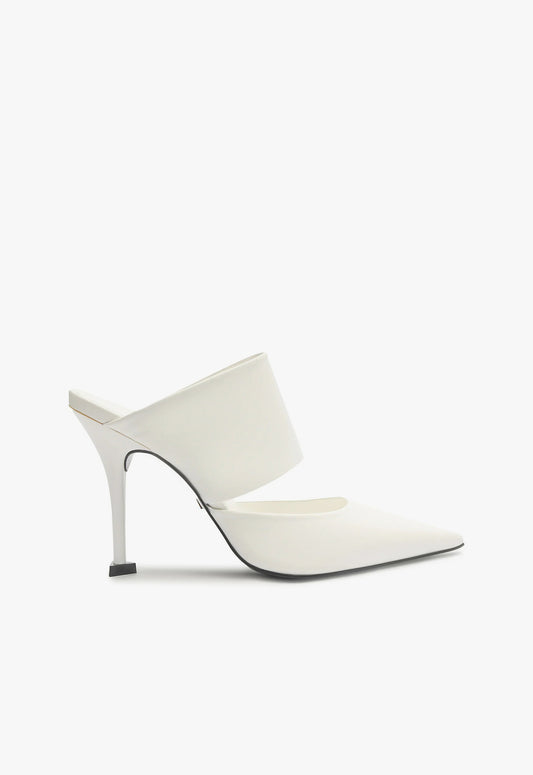 Quereda Leather Pump Pumps Pre Fall 24 5 White Nappa Leather - Schutz Shoes