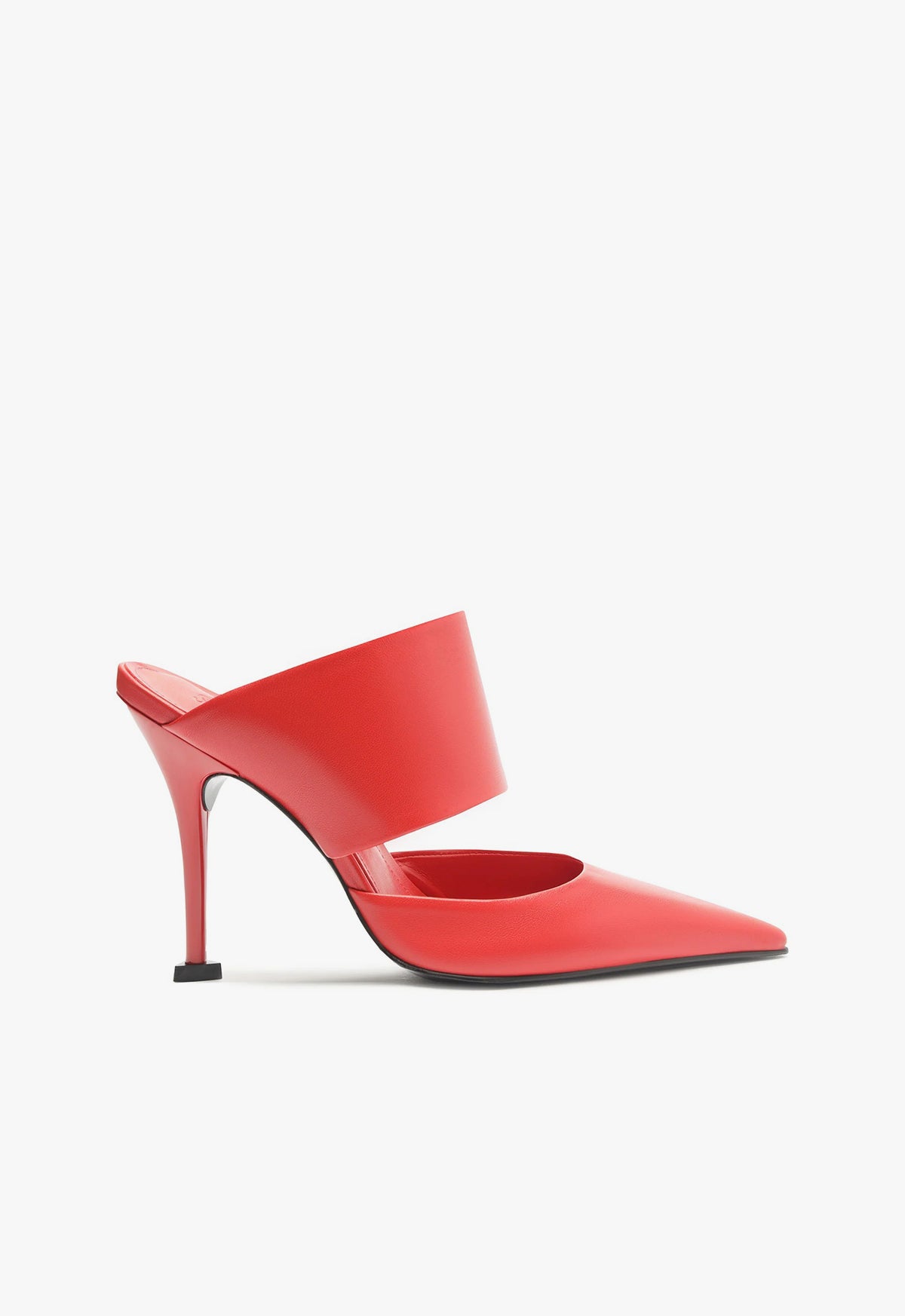 Quereda Leather Pump Pumps Pre Fall 24 5 Red Nappa Leather - Schutz Shoes