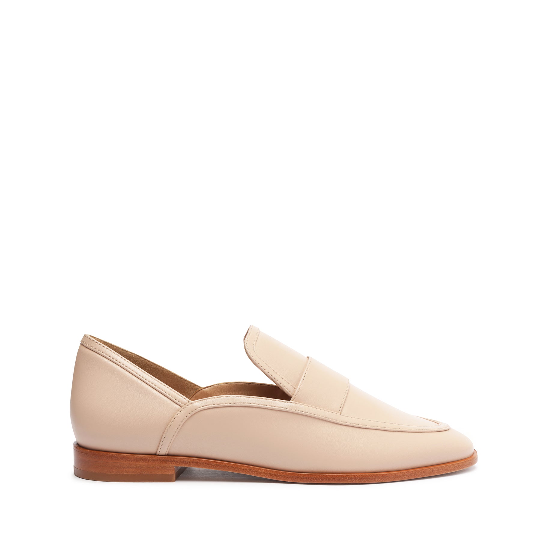 Maurice Nappa Leather Flat Flats NORDSTROM ANNIVERSARY 5 Beige Leather - Schutz Shoes