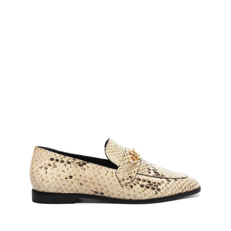 Morgan Flat Flats Fall 24 5 Snake Printed Leather - Schutz Shoes