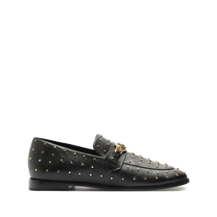 Morgan Flat Flats Fall 24 5 Black Leather - Schutz Shoes