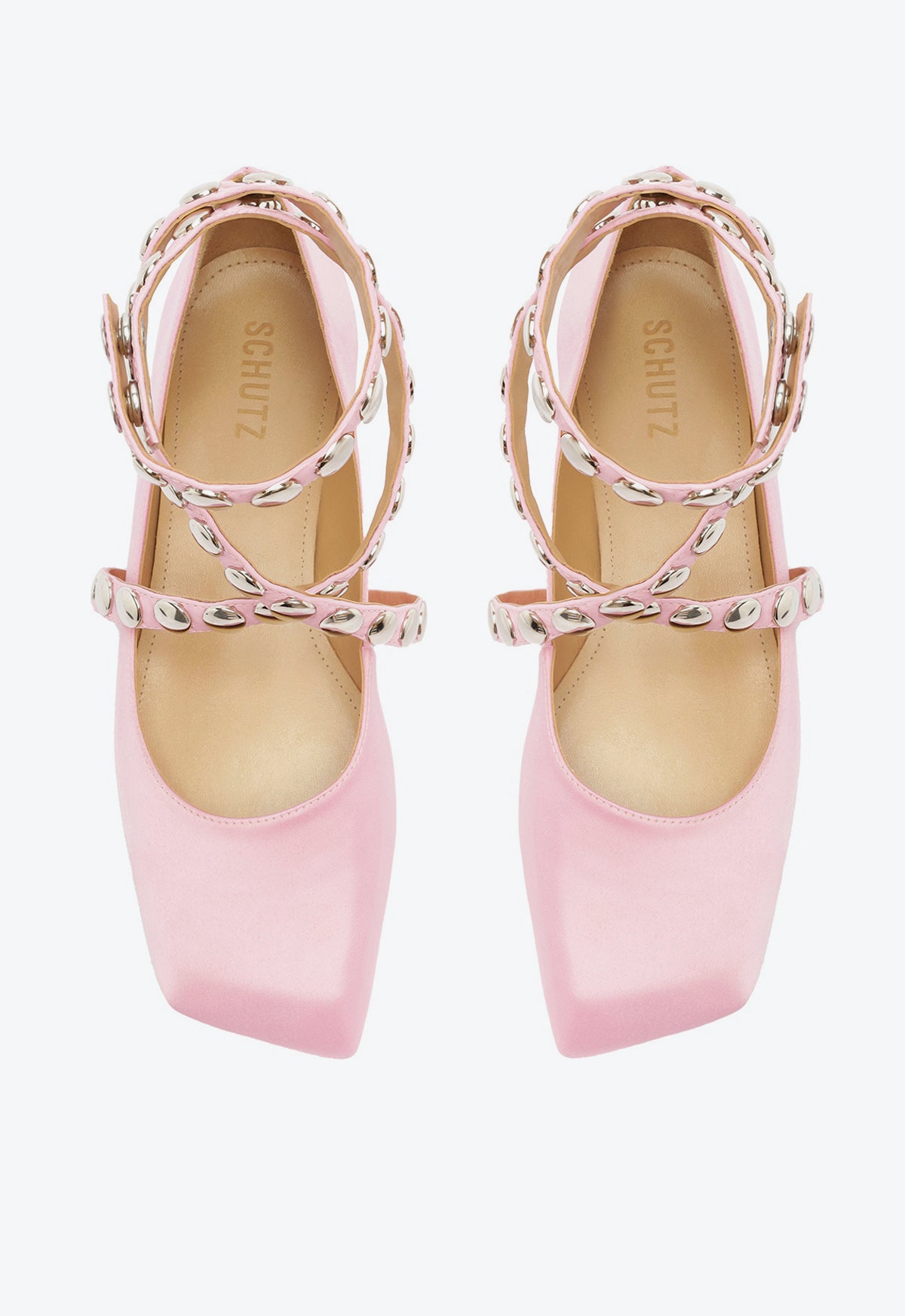 Jaycie Satin Flat Flats Spring 24 - Schutz Shoes