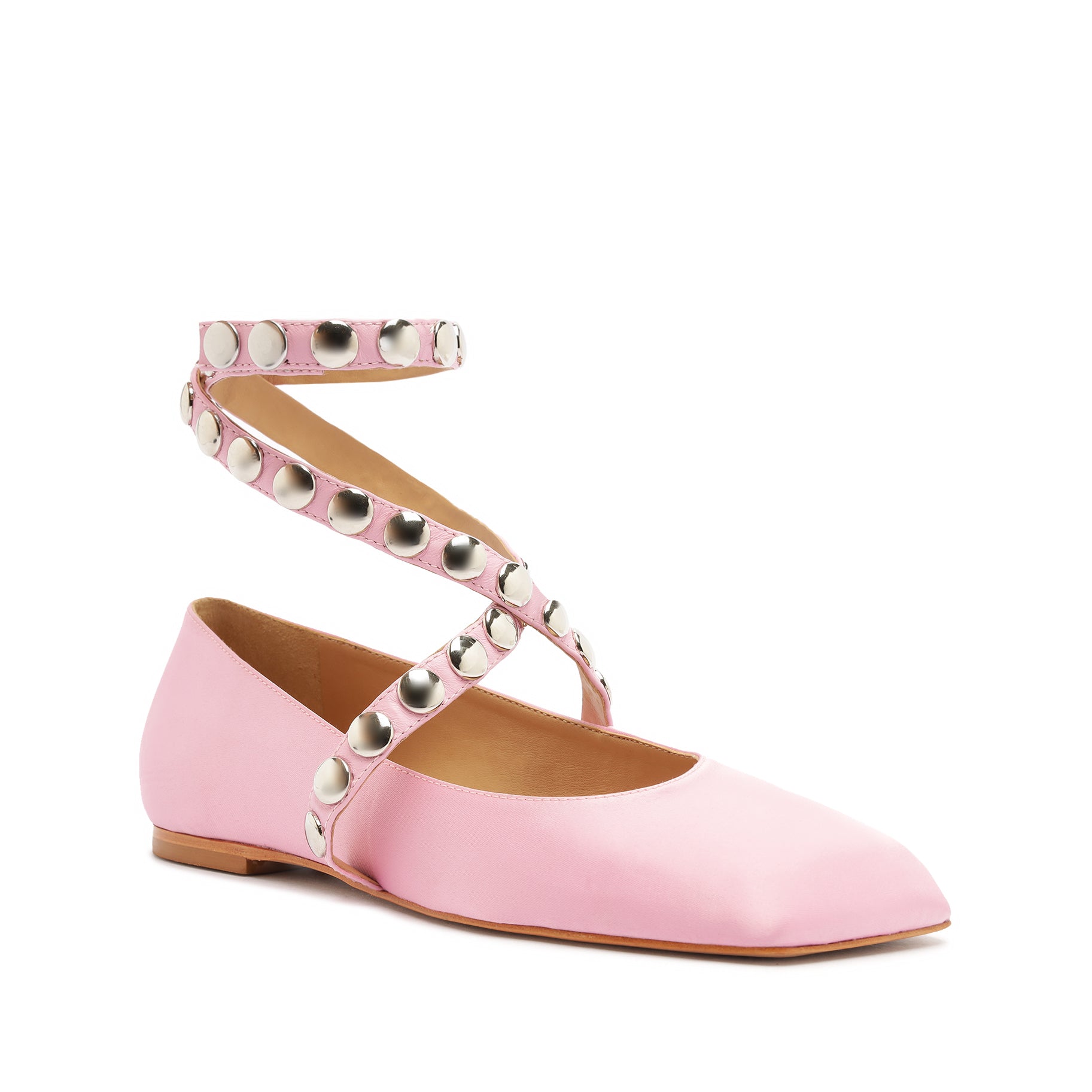 Jaycie Satin Flat Flats Spring 24    - Schutz Shoes