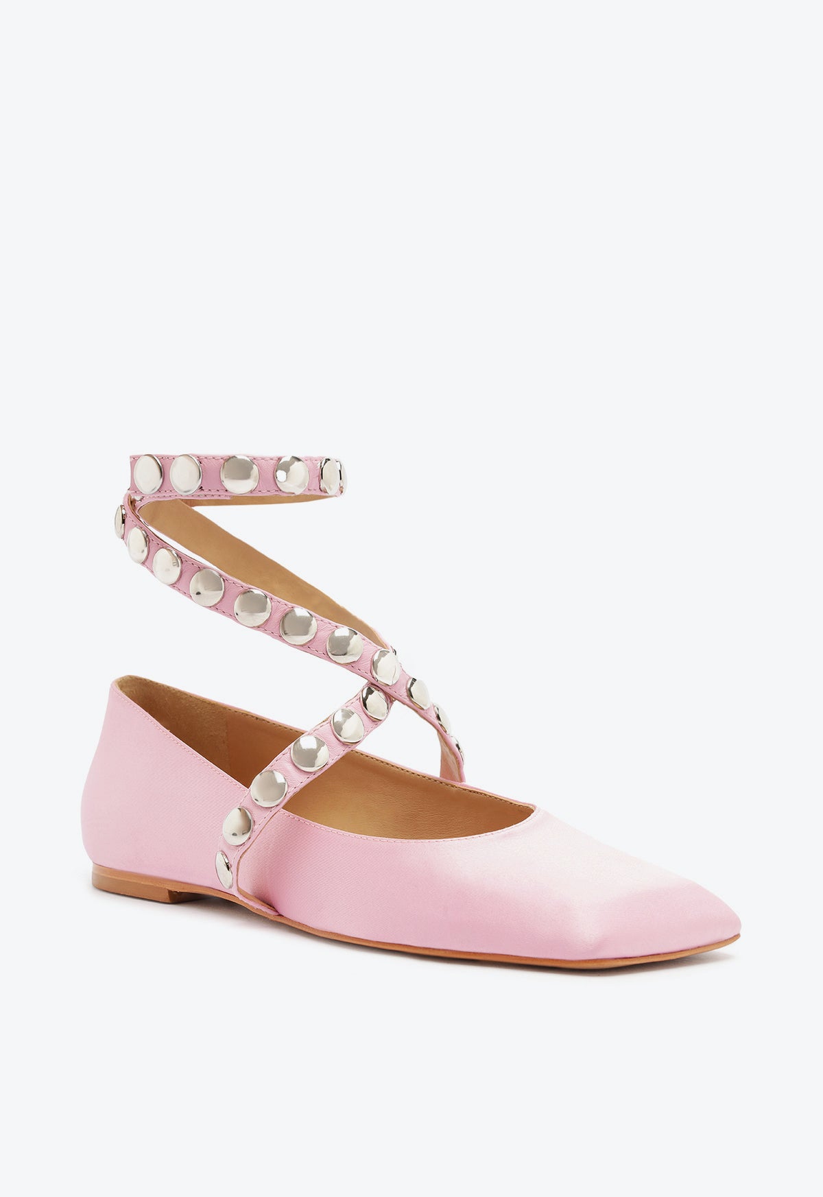 Jaycie Satin Flat Flats Spring 24 - Schutz Shoes