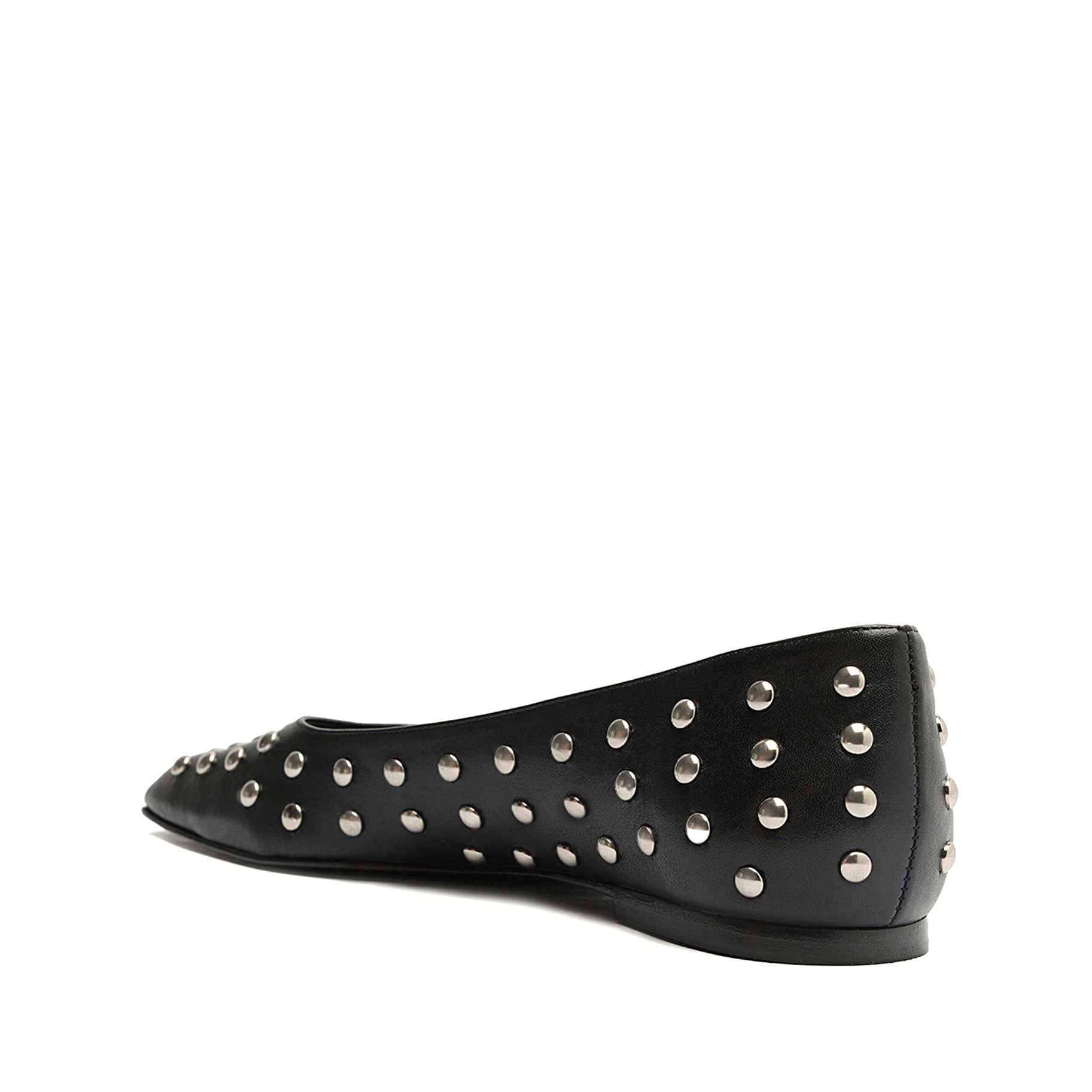 Jaycie Studs Leather Flat Flats Spring 24    - Schutz Shoes