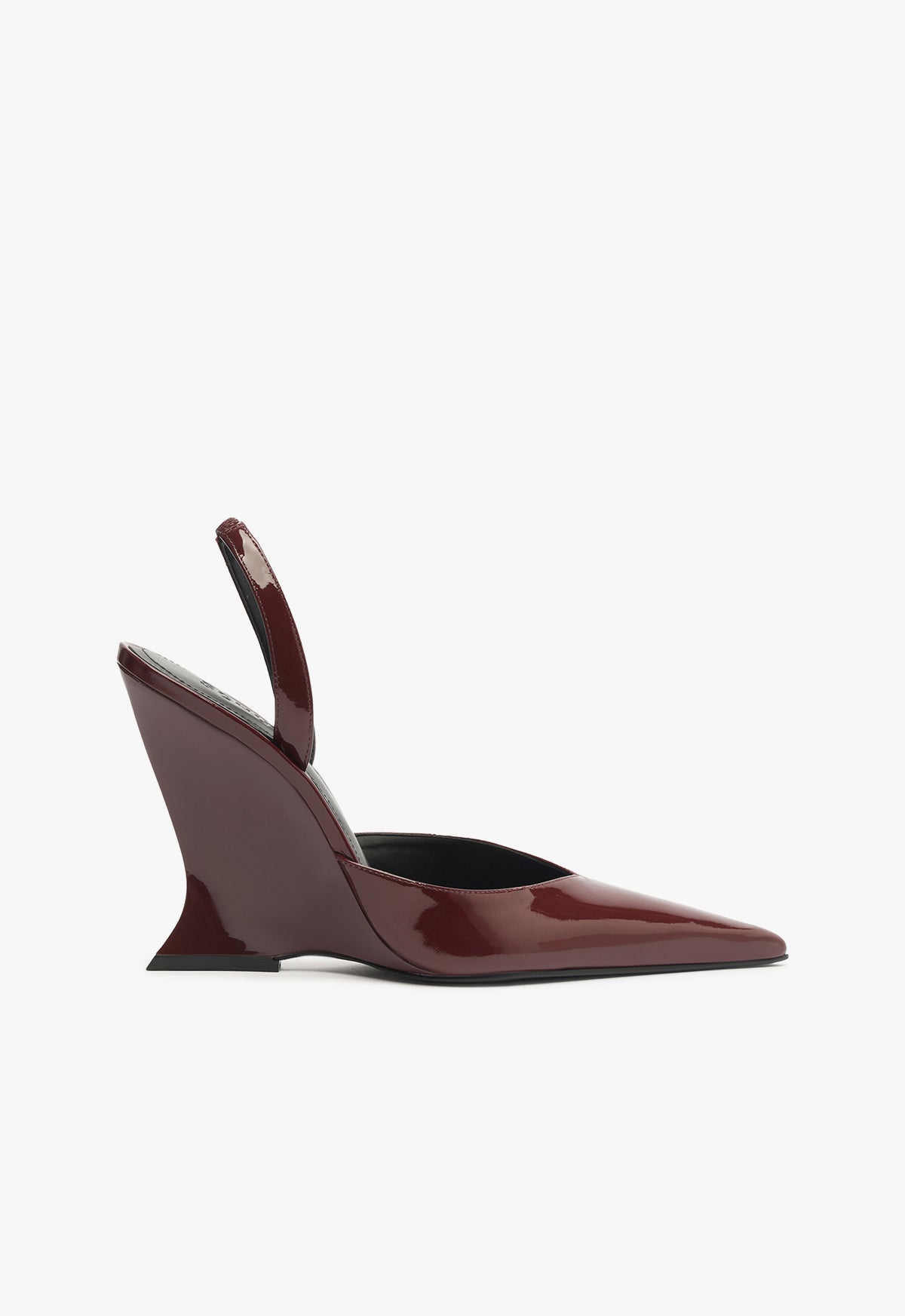 Siena Pump Pumps Fall 24 5 Cherry Wine Patent Leather - Schutz Shoes