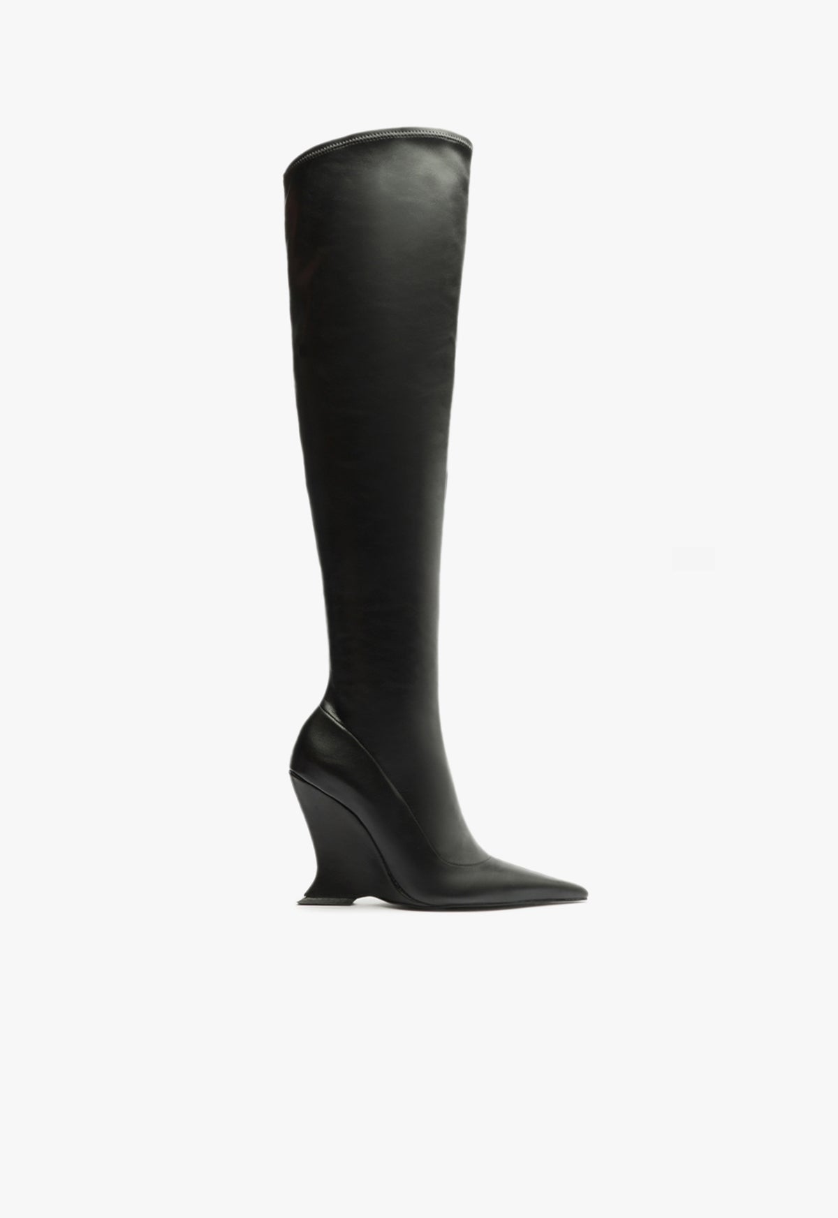 Siena Over The Knee Boot Boots Winter 24 5 Black Leather - Schutz Shoes