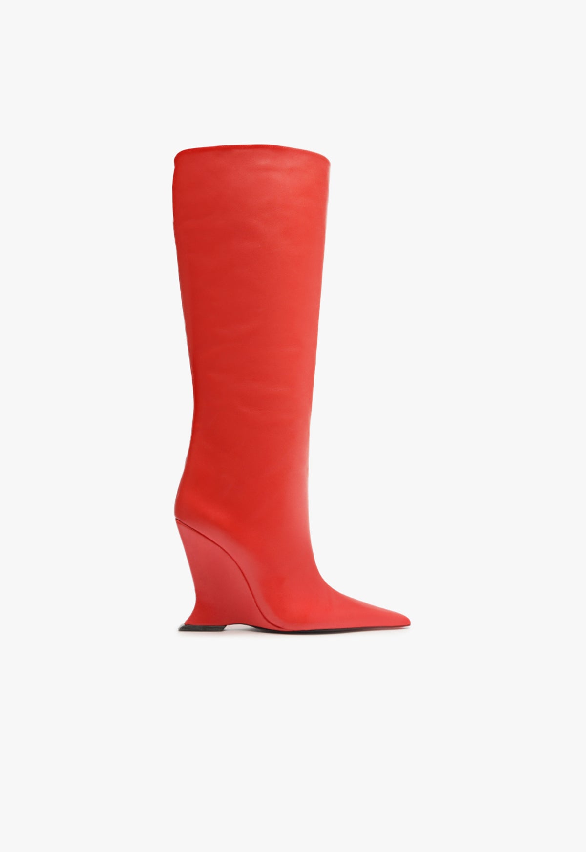 Siena Boot Boots Winter 24 5 Red Atanado Leather - Schutz Shoes