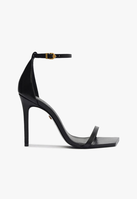 Jenna Sandal Sandals Fall 24 5 Black Leather - Schutz Shoes