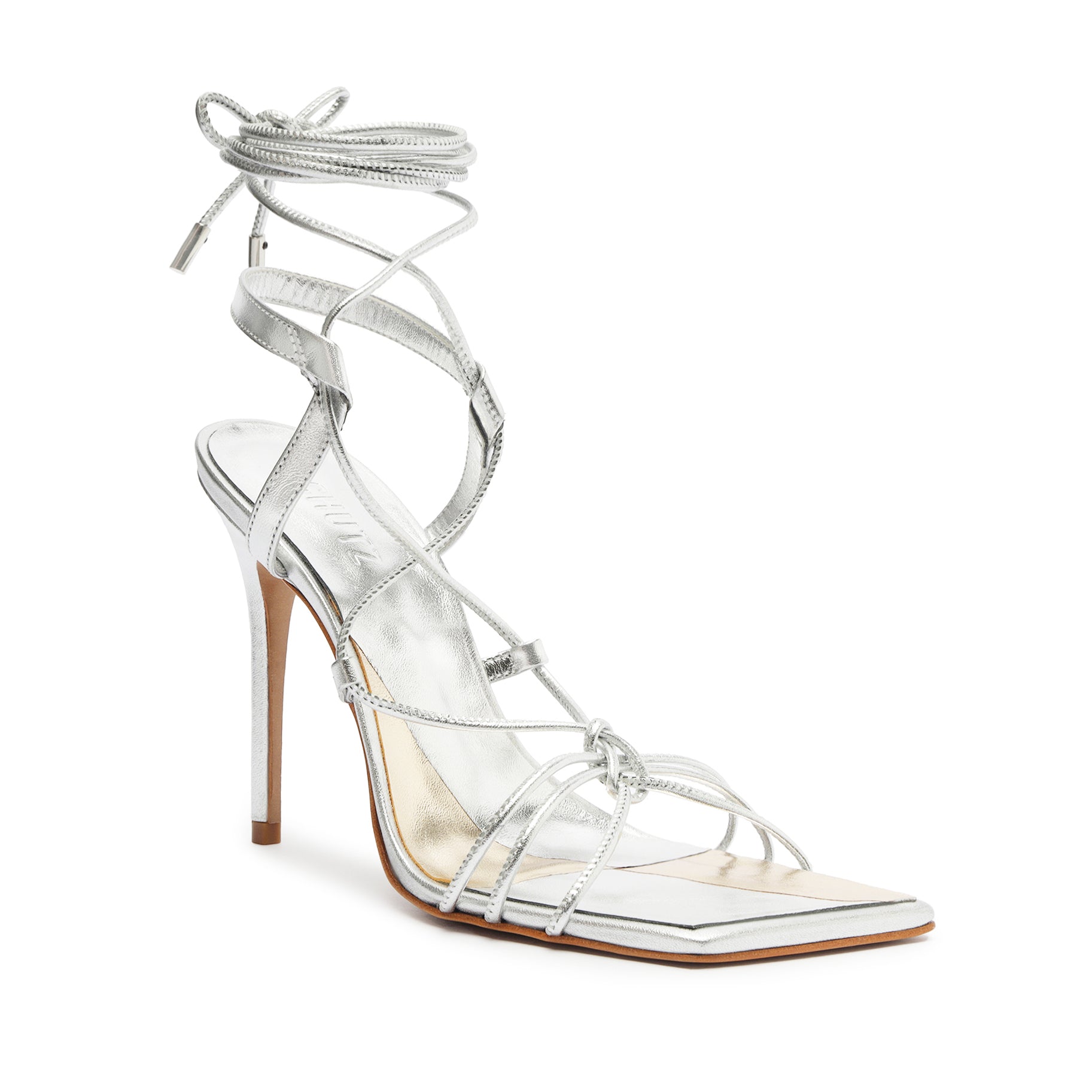 Sabie Metallic Leather Sandal Sandals High Summer 24    - Schutz Shoes