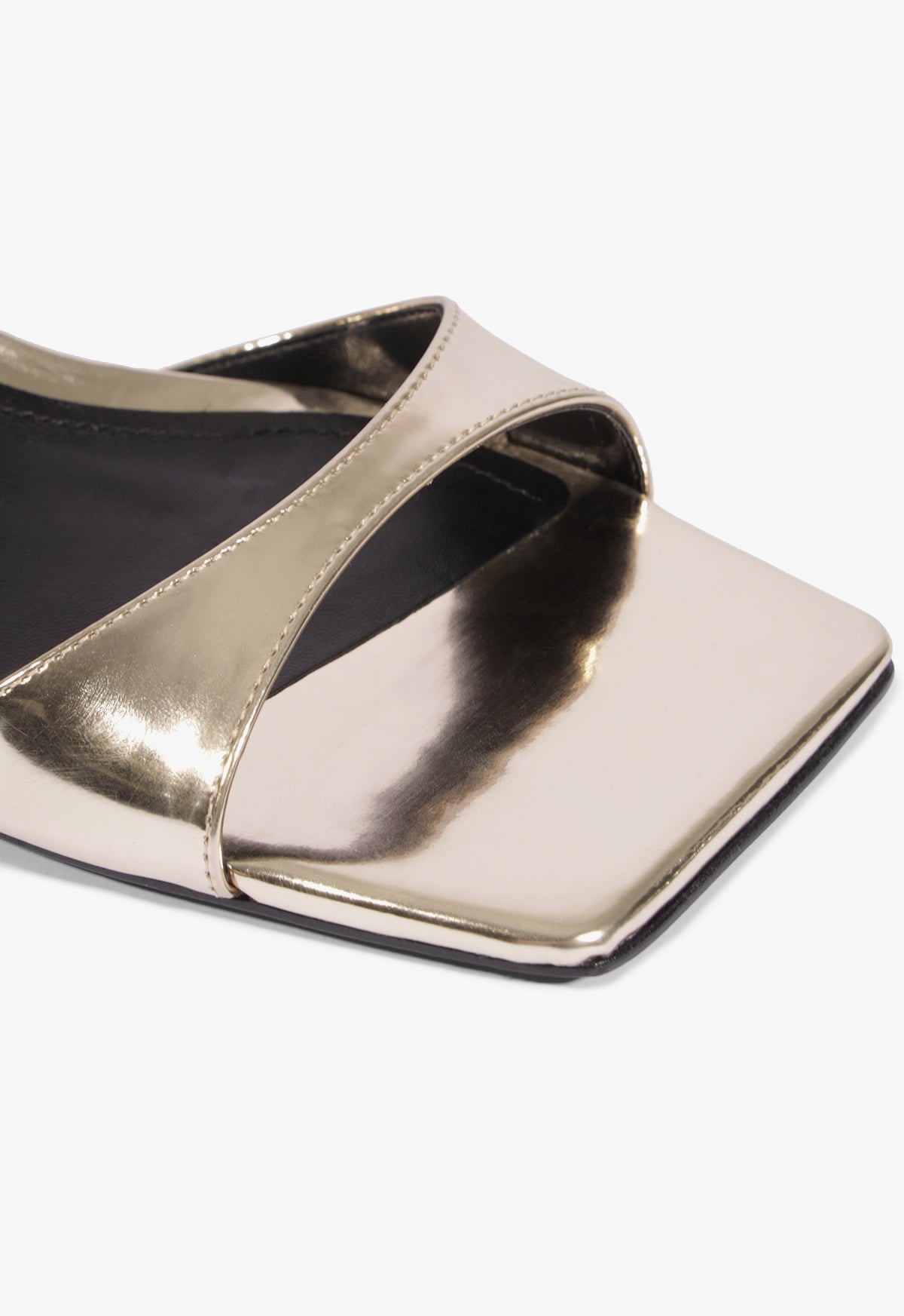 Ciara Mid Metallic Sandal - Schutz Shoes
