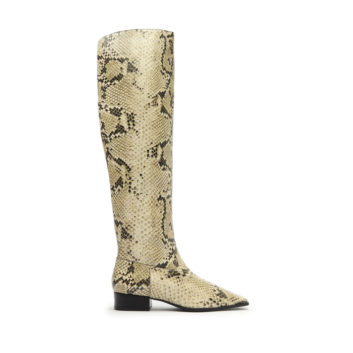 Helena Over the Knee Boot Boots Fall 24 5 Animal Print Leather - Schutz Shoes