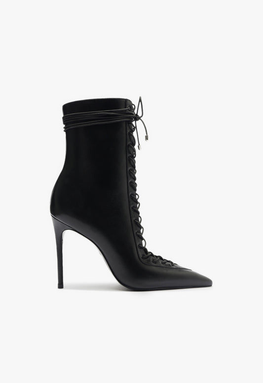 Bella Bootie Booties Winter 24 5 Black Atanado Leather - Schutz Shoes