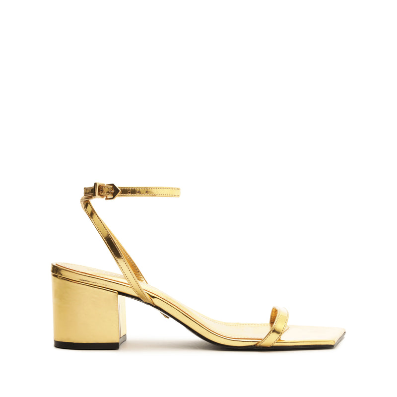 Kendall Sandal Sandals Fall 24 5 Gold Synthetic - Schutz Shoes