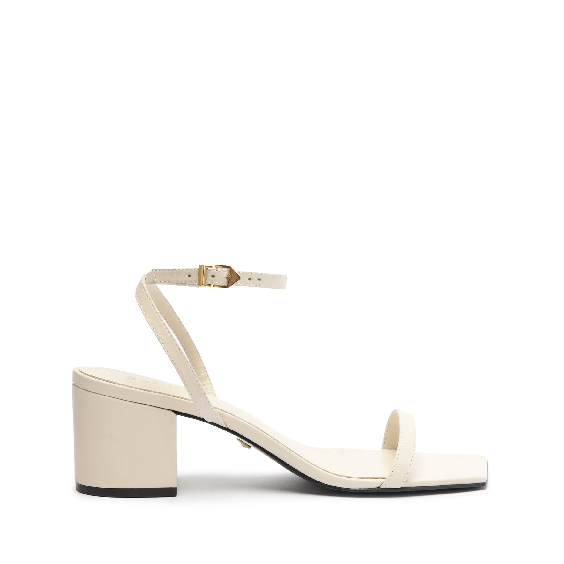 Kendall Leather Sandal Sandals Fall 24 5 White Atanado Leather - Schutz Shoes