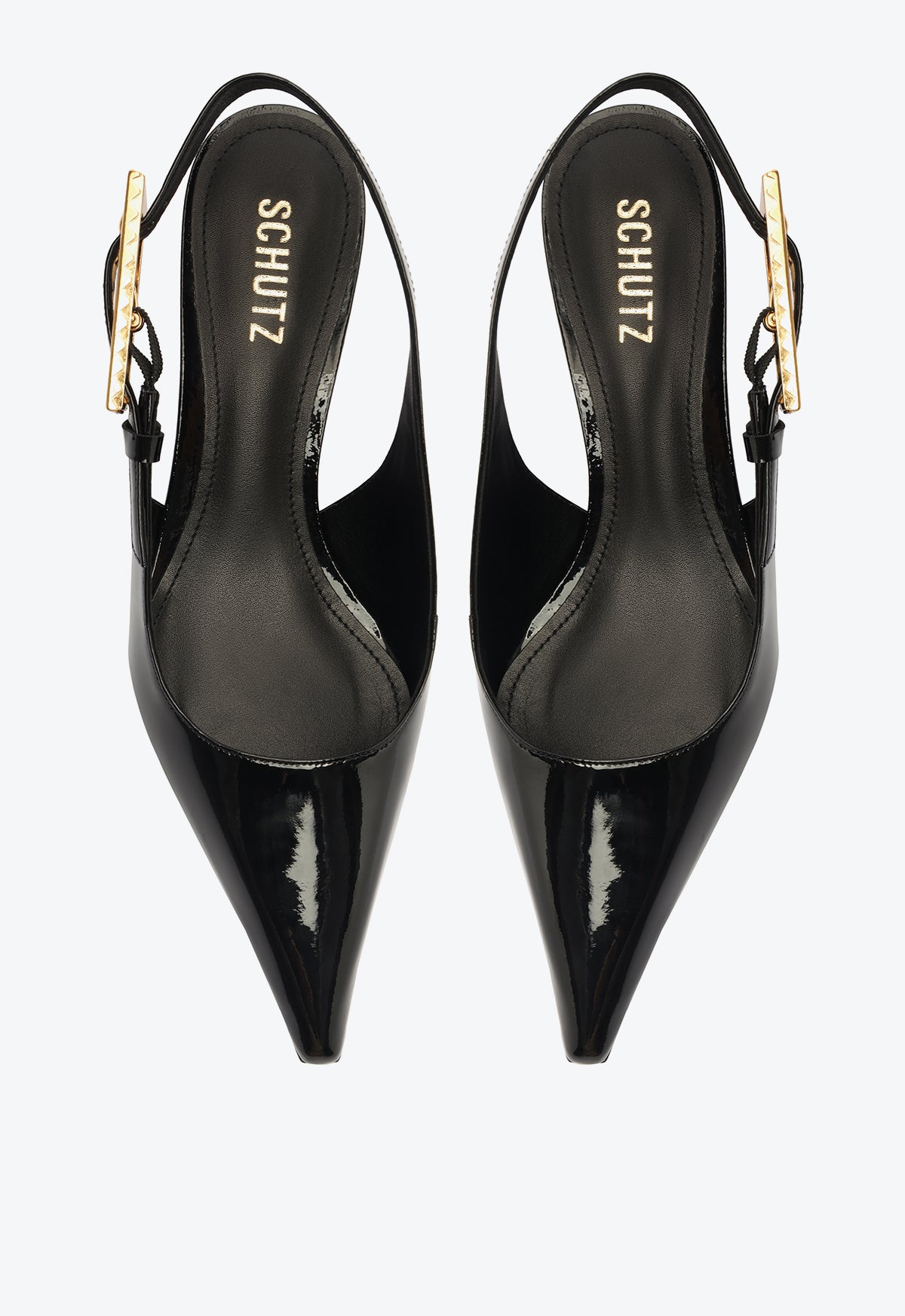 Ciara Mid Patent Leather Pump Pre Fall 24 - Schutz Shoes