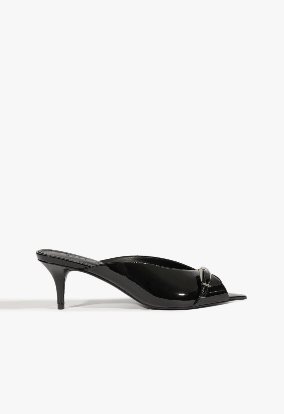 Lena Mule Pump Winter 24 5 Black Patent Leather - Schutz Shoes