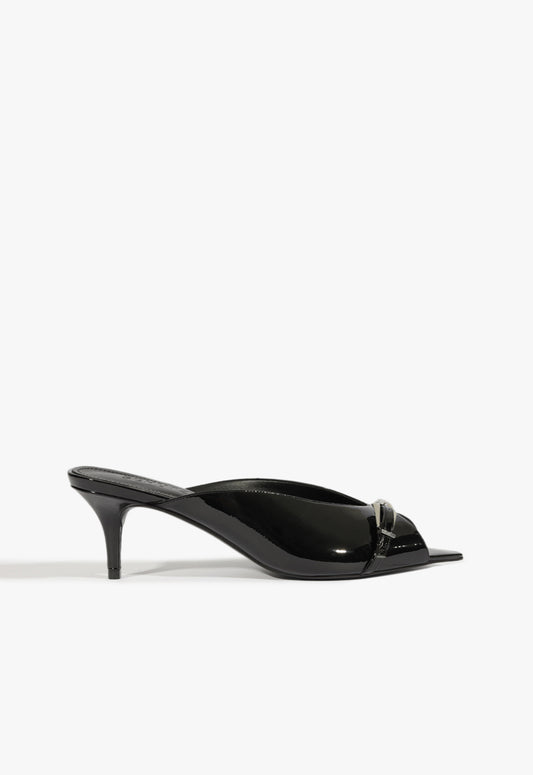 Lena Mule Pump Pumps Winter 24 5 Black Patent Leather - Schutz Shoes