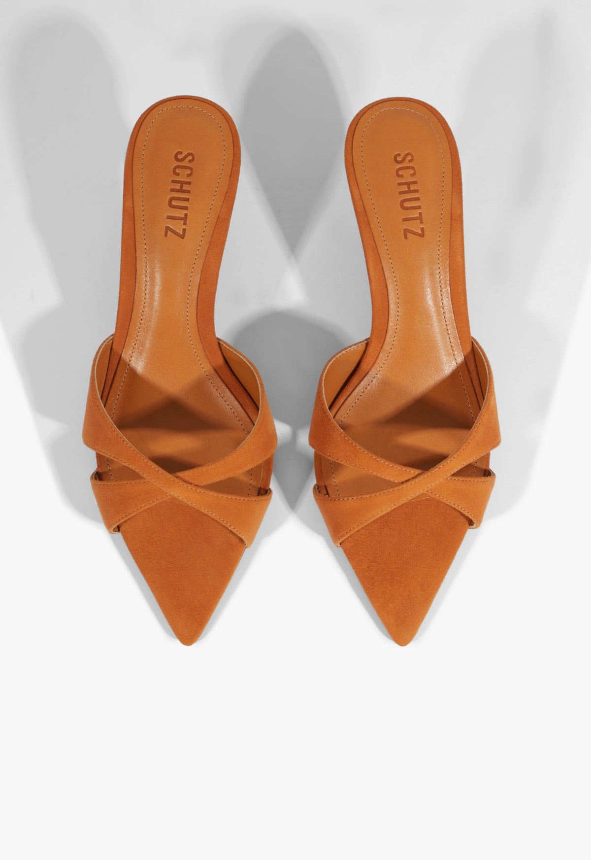 Hilda Leaf Mule Suede Sandal