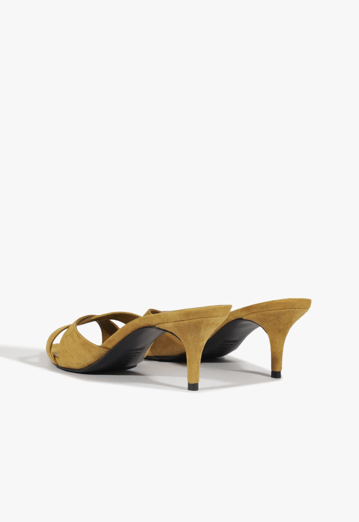 Hilda Leaf Mule Suede Sandal