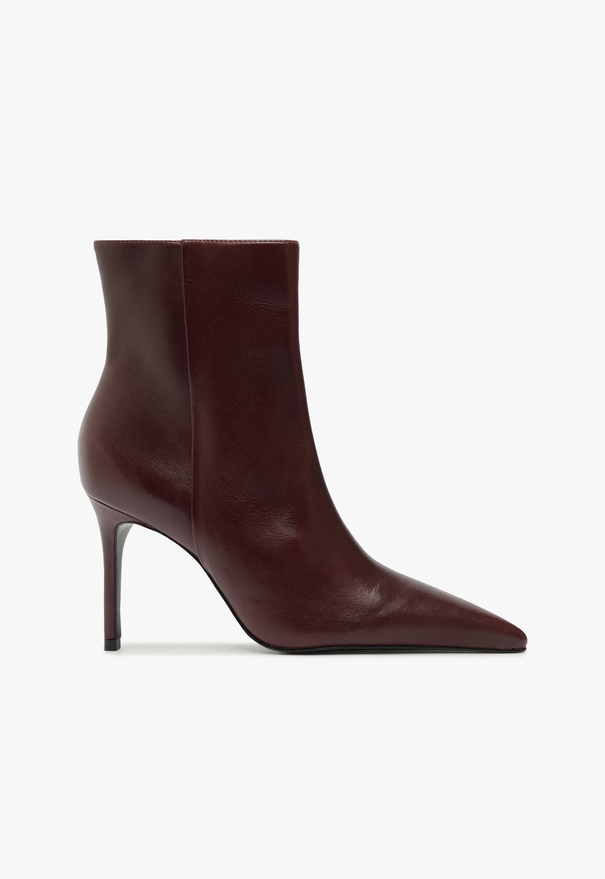 Mikki Bootie Booties Winter 24 5 Red Atanado Leather - Schutz Shoes