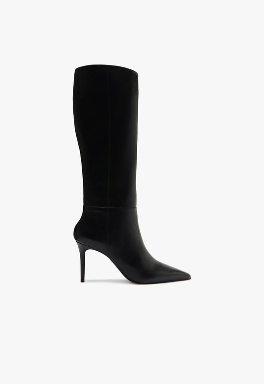 Mikki Up Boot Fall 24 5 Black Leather - Schutz Shoes