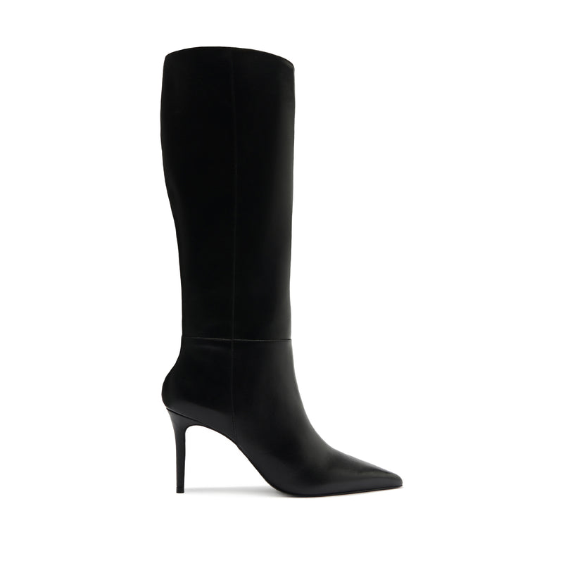 Mikki Up Boot Boots Fall 24 5 Black Leather - Schutz Shoes